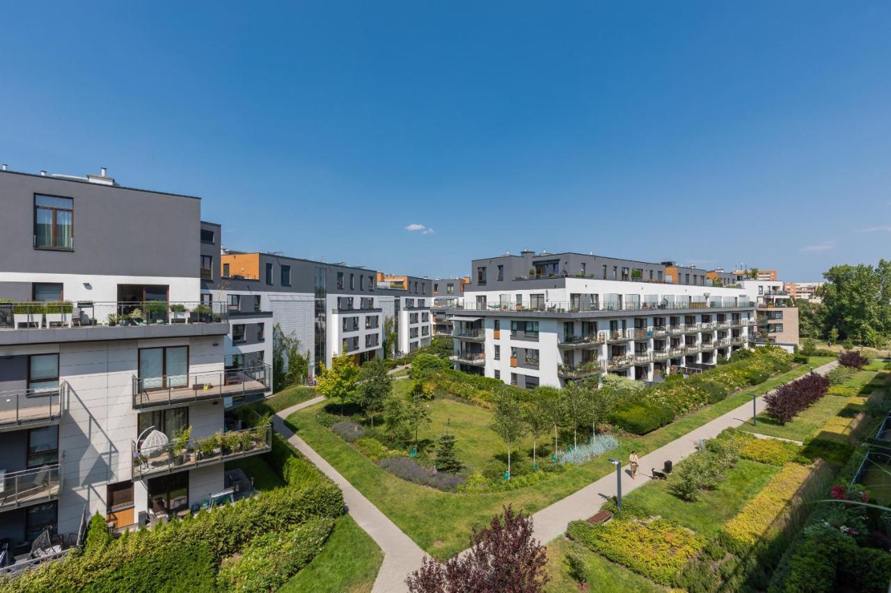 Sarmacka Apartment With Balcony Warsaw Wilanow By Noclegi Renters Bagian luar foto